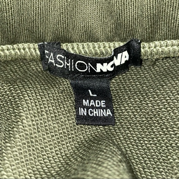 Fashion Nova olive knit mini skirt - Picture 3 of 4